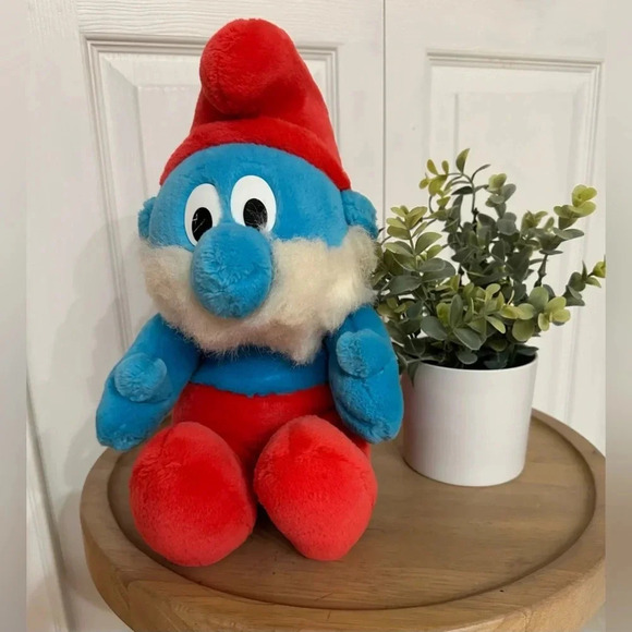 PEYO ~ Papa Smurf vintage circa 1996 the oldest and leader of all the Smurf - Picture 8 of 10